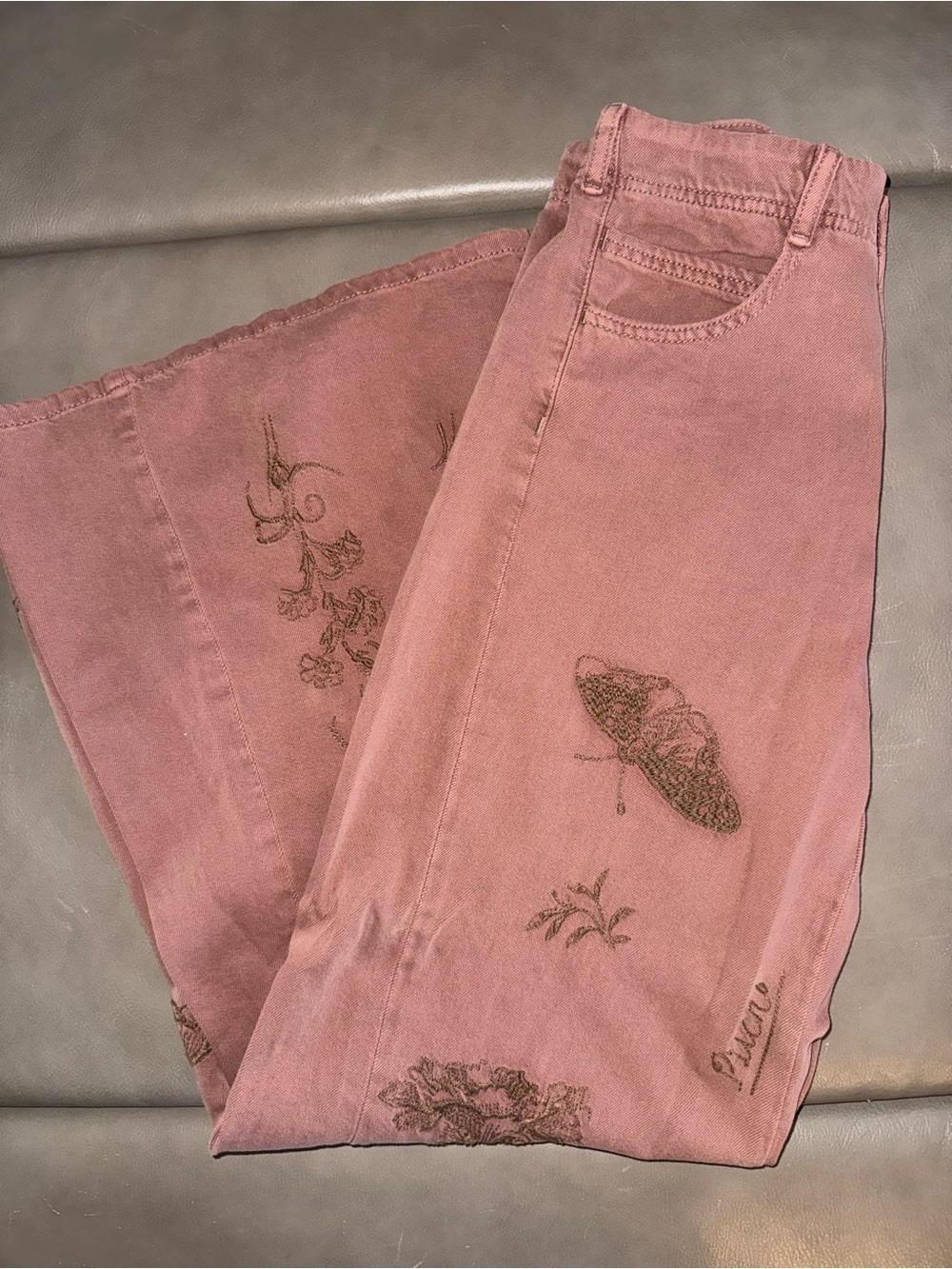 Anthropologie Pilcro Adi Midrise Flare Pants 27